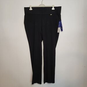 Peter Nygard Stretch Dark Wash High Rise Slims Bootcut Jeans Black Size 3X NWT